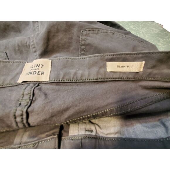 Flint And Tender Mens Denim Jeans Gray Slim Fit Size 33 X 30 - Picture 7 of 7